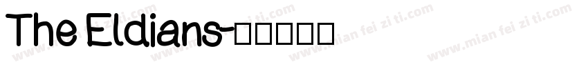 The Eldians字体转换